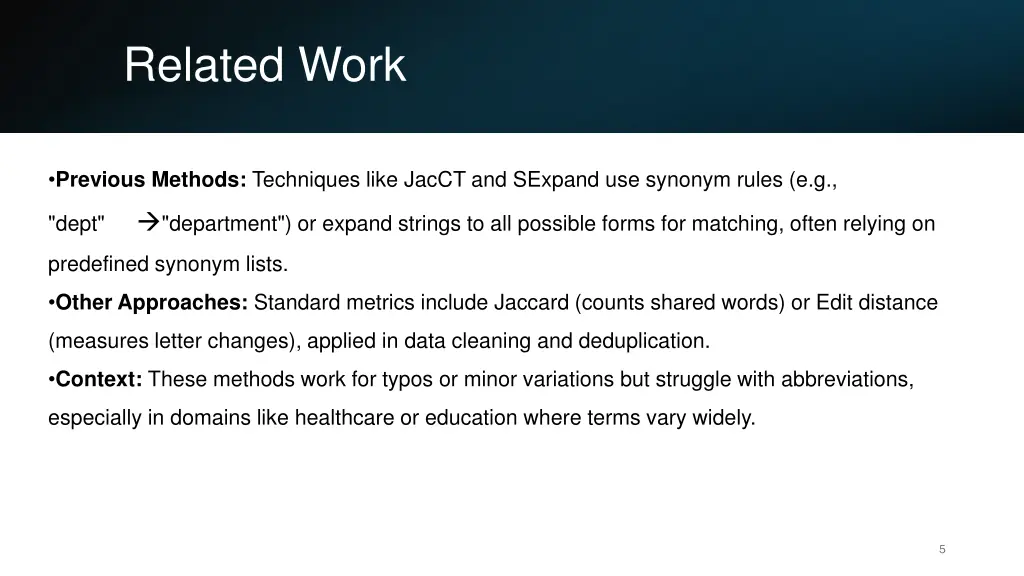 related work