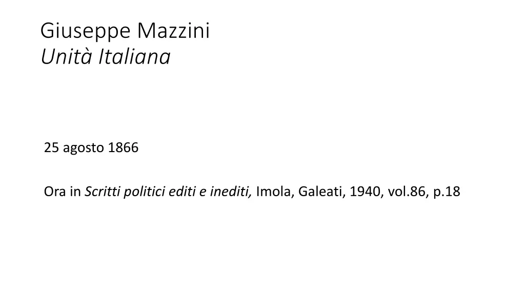 giuseppe mazzini unit italiana