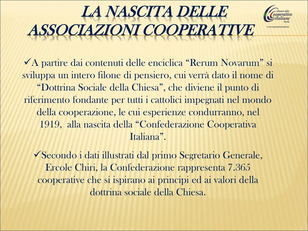 la nascita delle la nascita delle associazioni 1