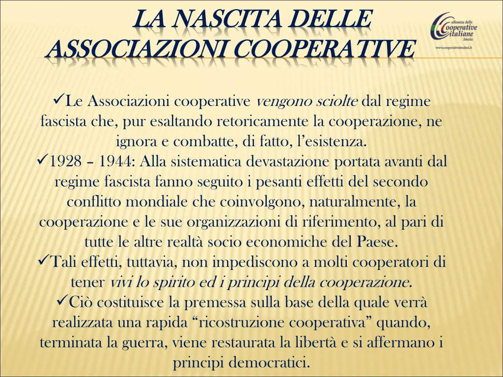 la nascita delle la nascita delle associazioni 3