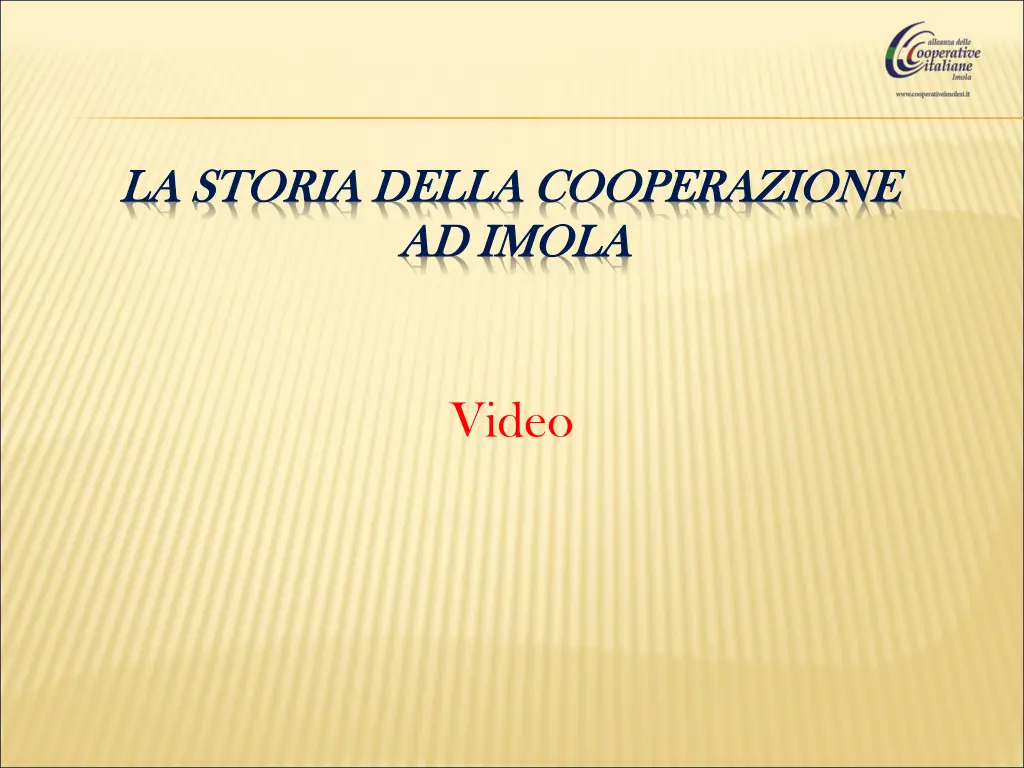 la storia della cooperazione la storia della 1