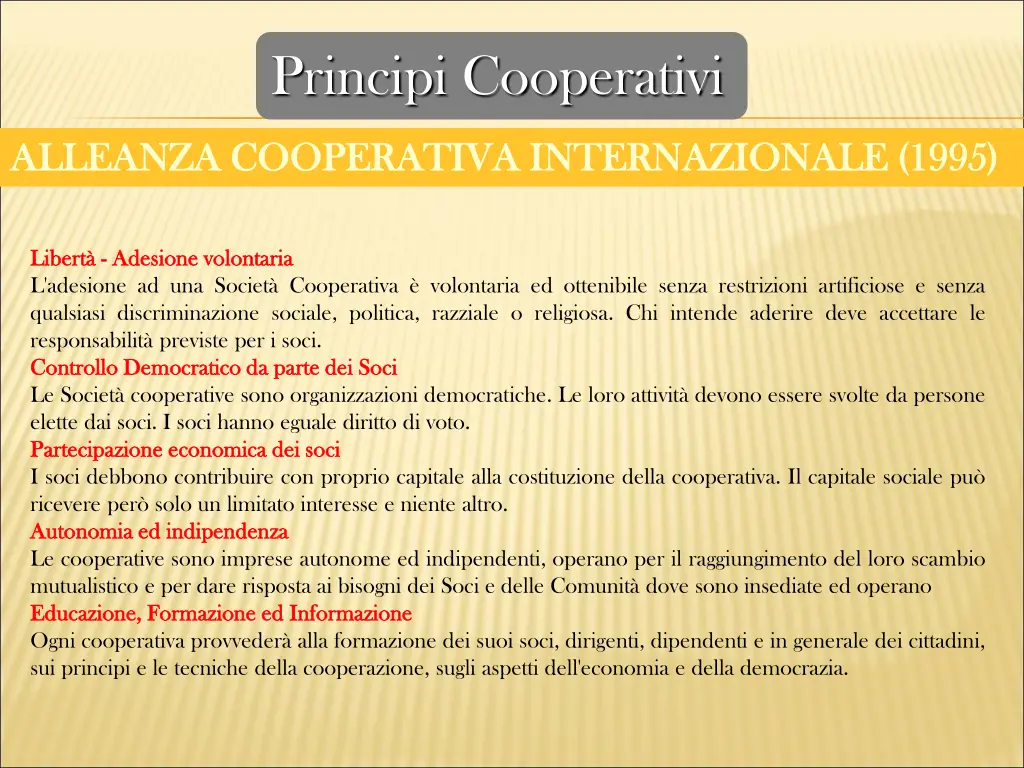 principi cooperativi