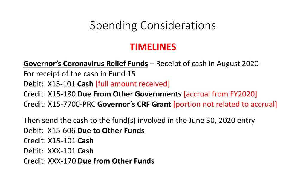 spending considerations 7