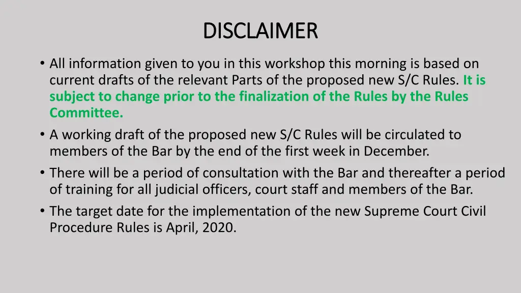disclaimer disclaimer