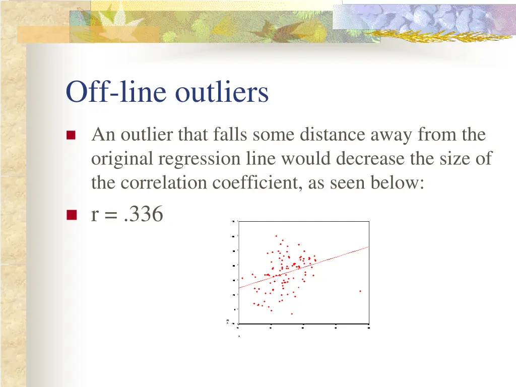 off line outliers