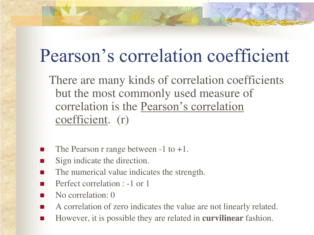 pearson s correlation coefficient