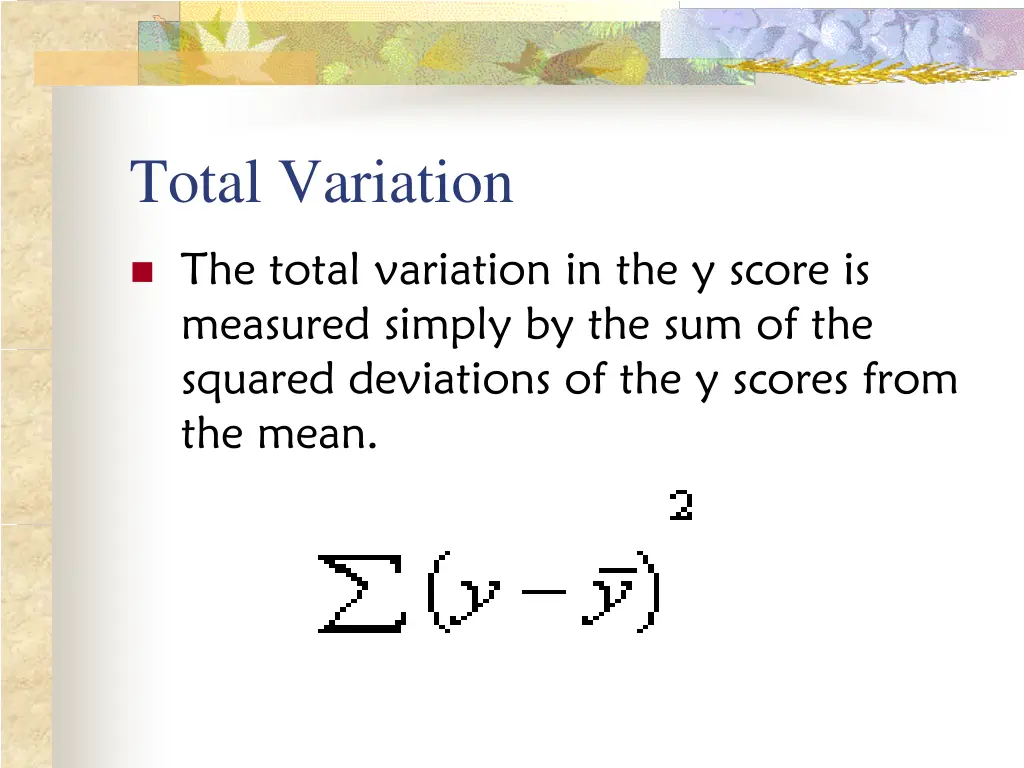 total variation