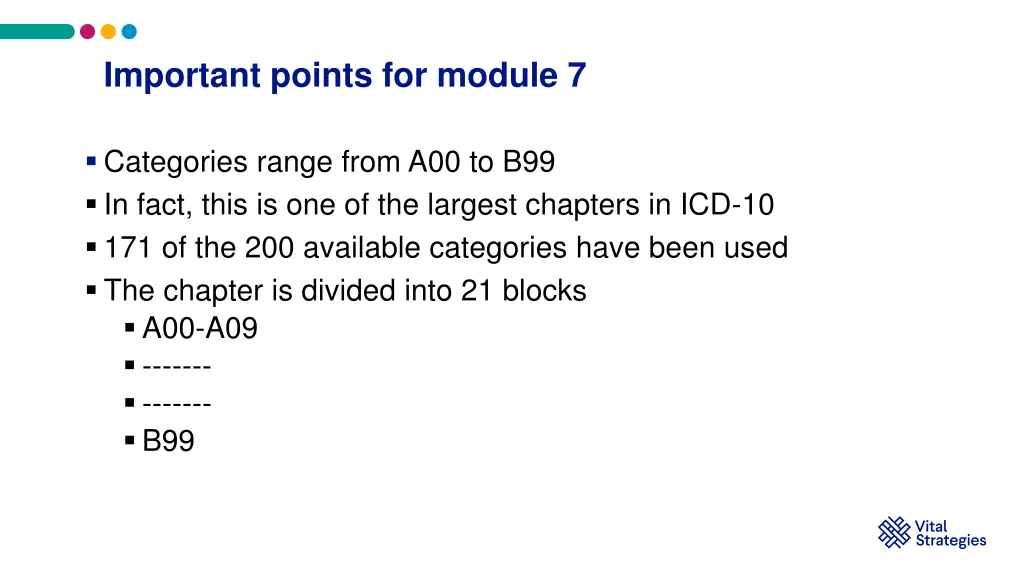 important points for module 7