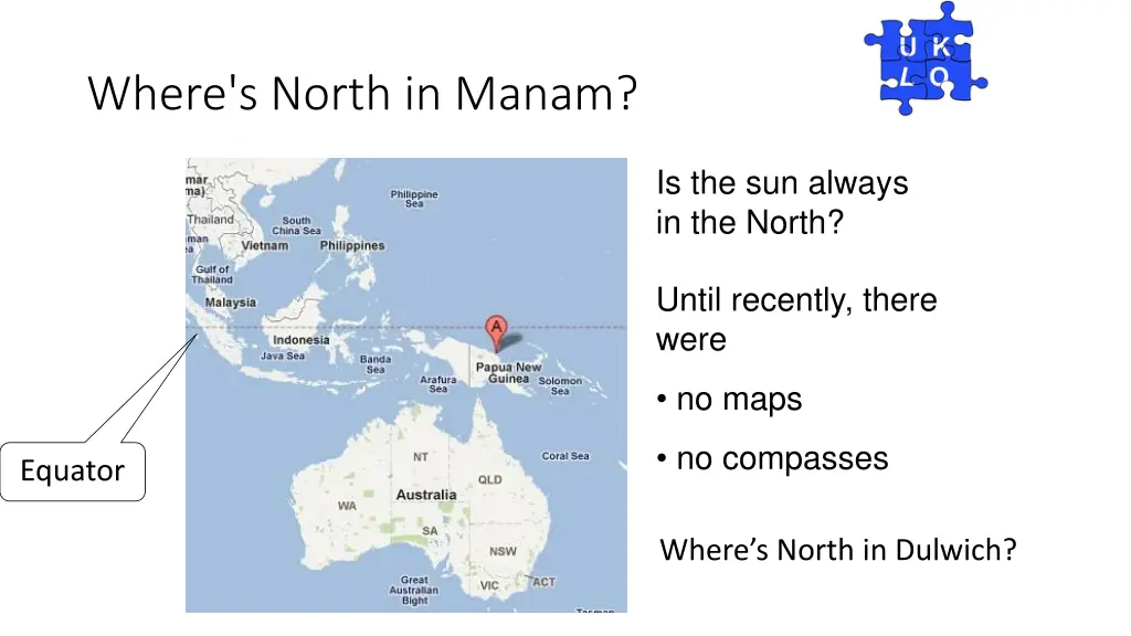 where s north in manam