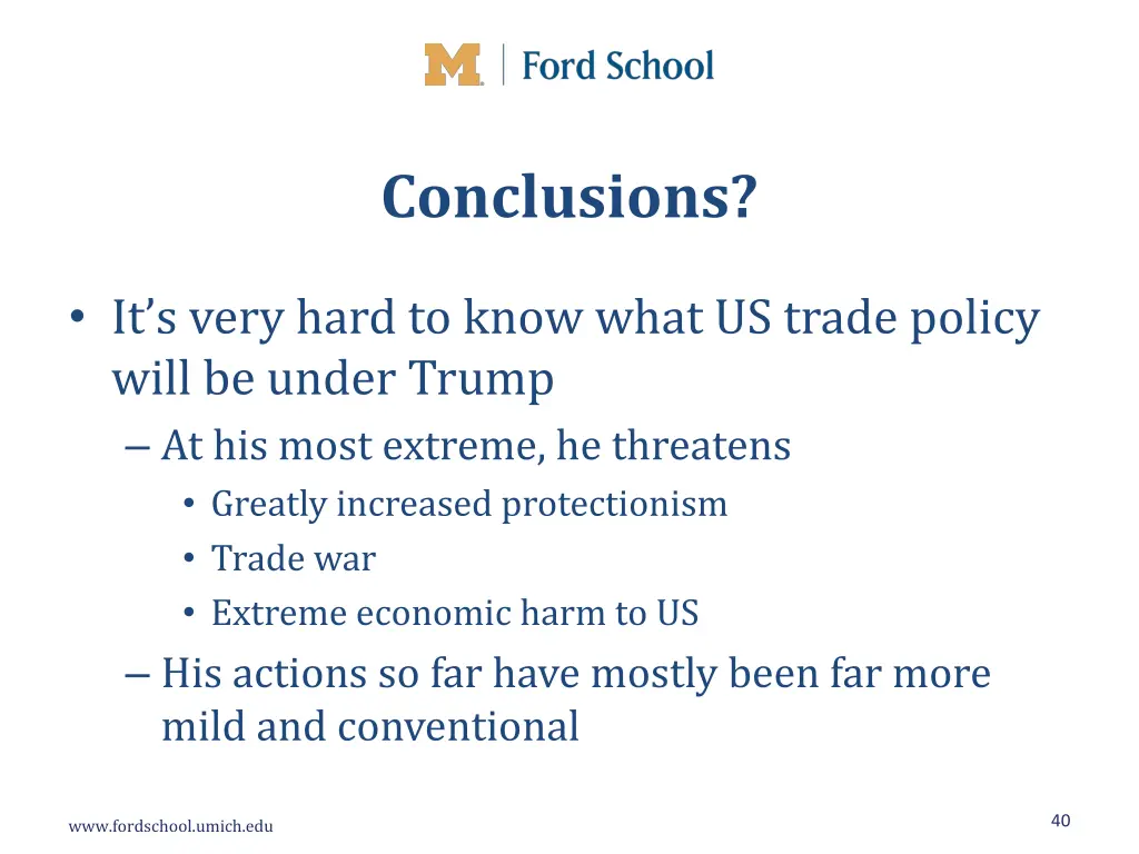 conclusions