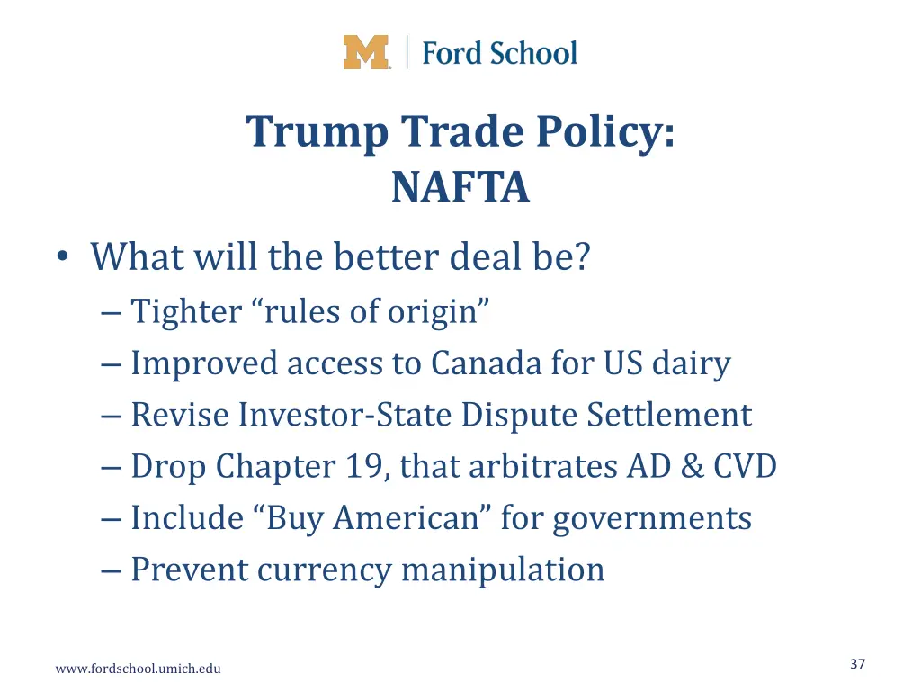 trump trade policy nafta what will the better