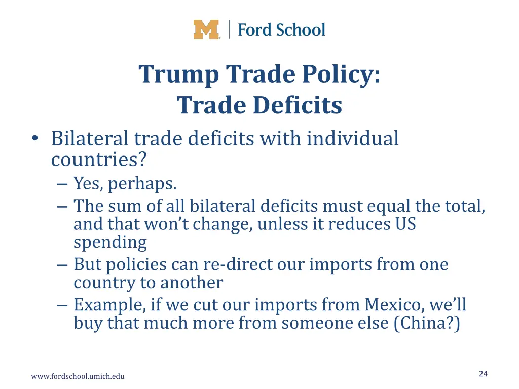 trump trade policy trade deficits bilateral trade