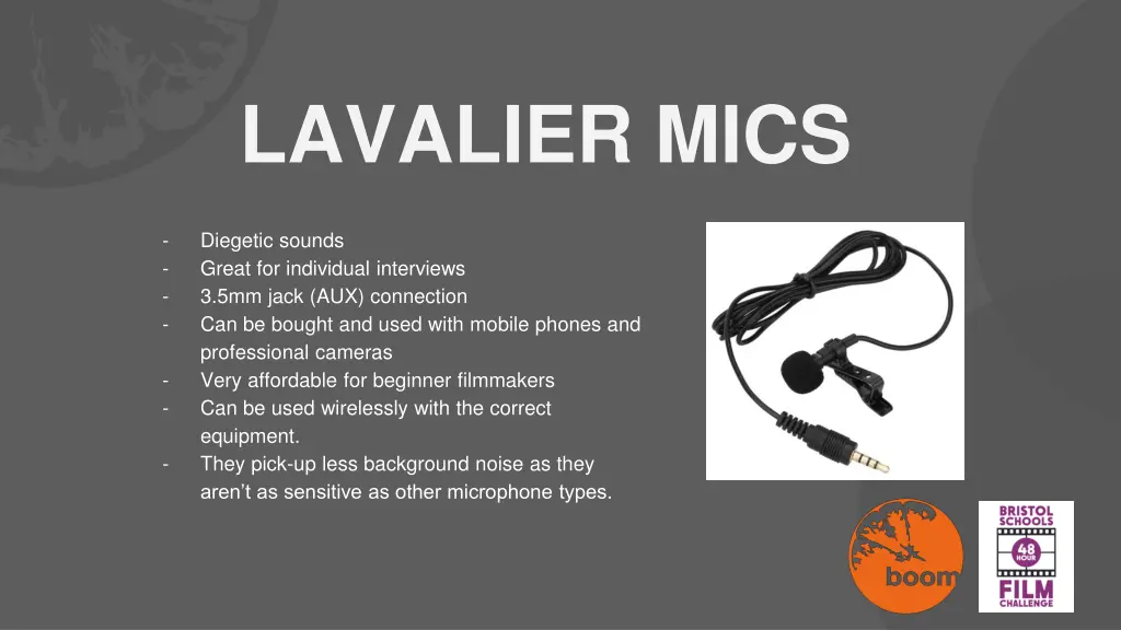 lavalier mics
