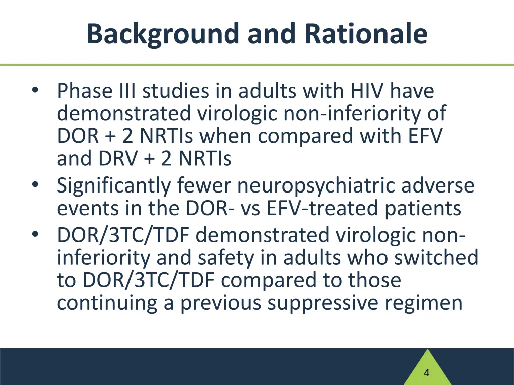 background and rationale 1