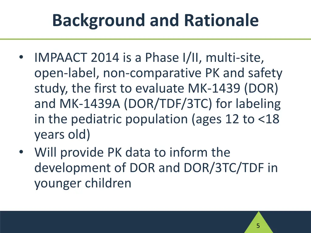 background and rationale 2