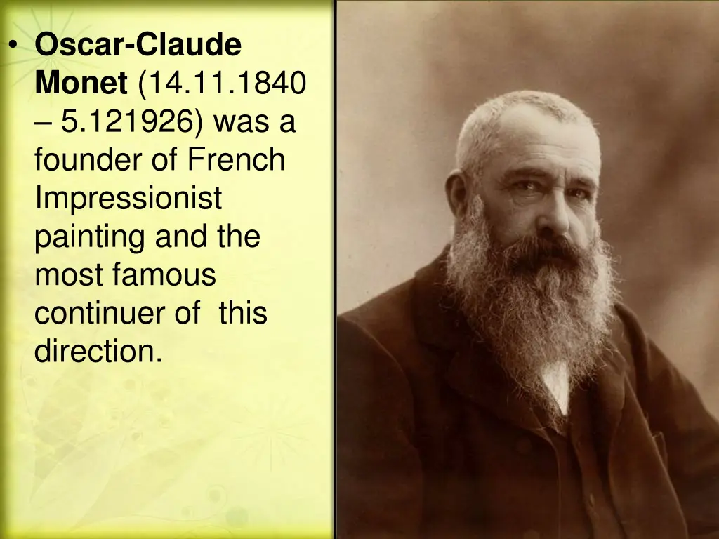 oscar claude monet 14 11 1840 5 121926