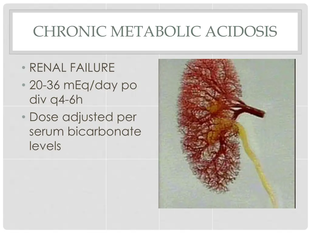 chronic metabolic acidosis 2