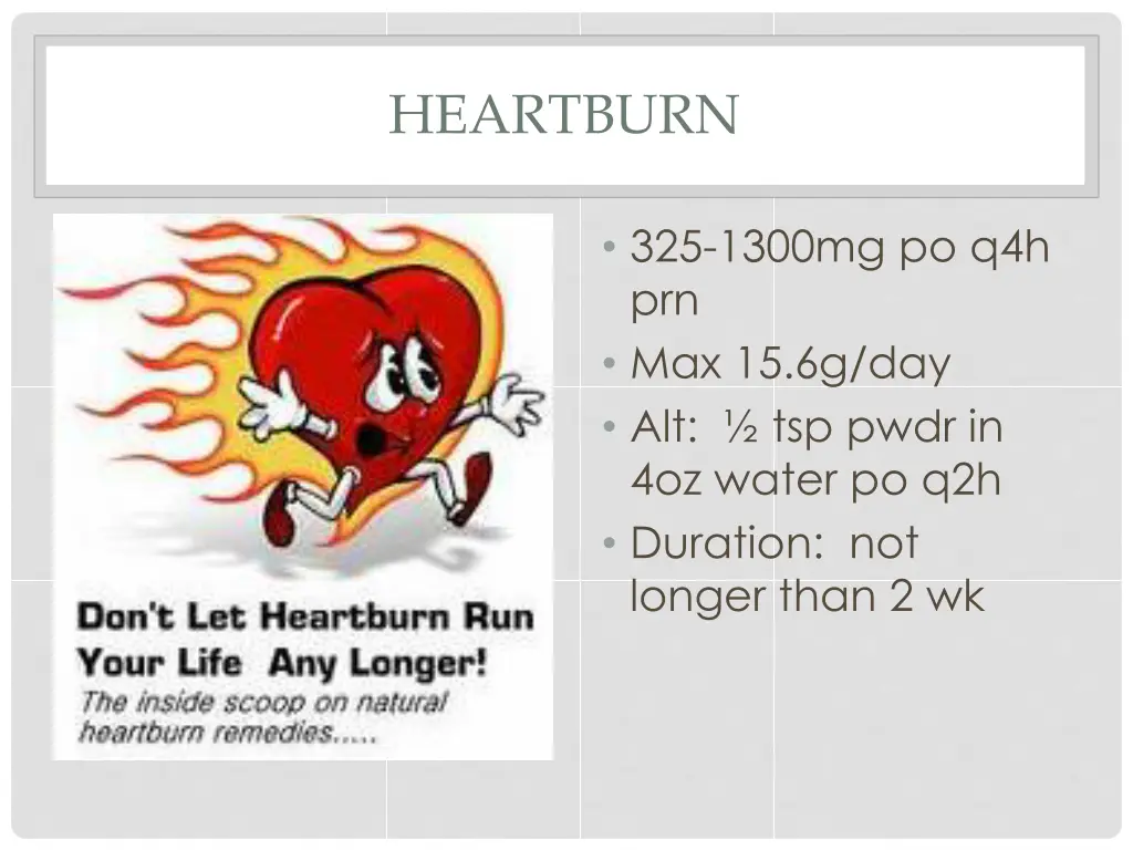 heartburn