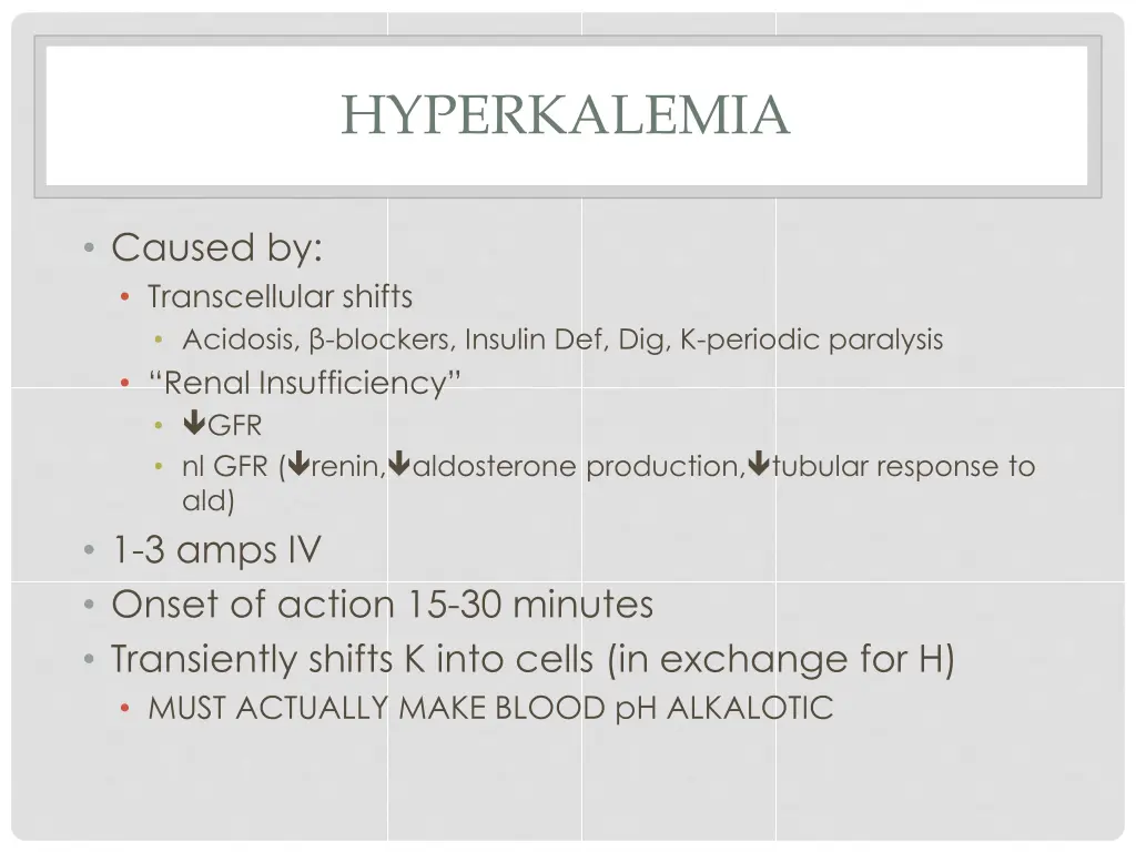 hyperkalemia