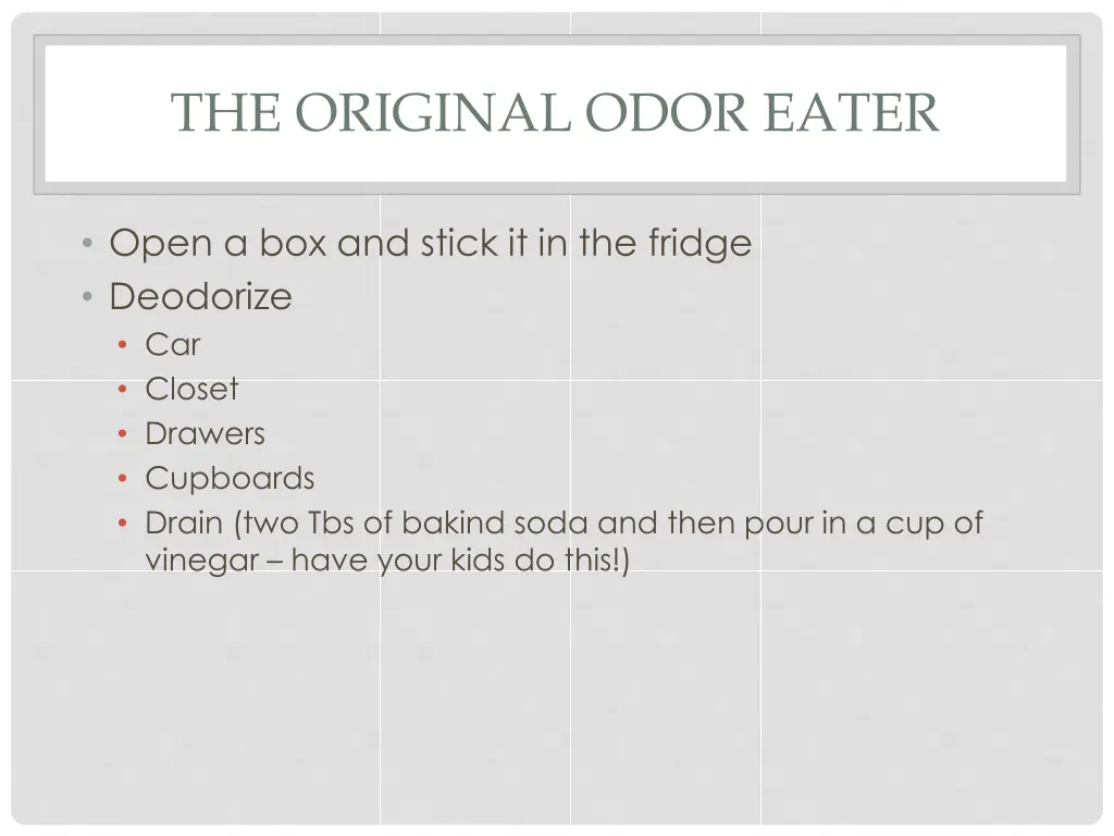 the original odor eater