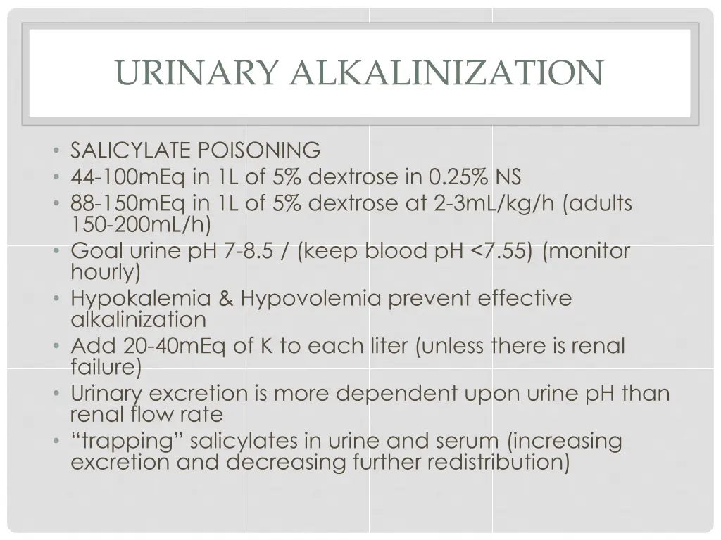 urinary alkalinization 1