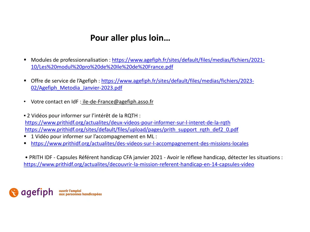 pour aller plus loin