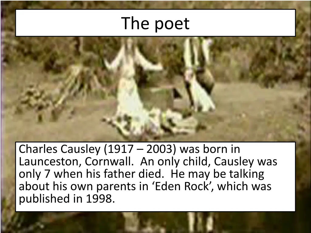 the poet