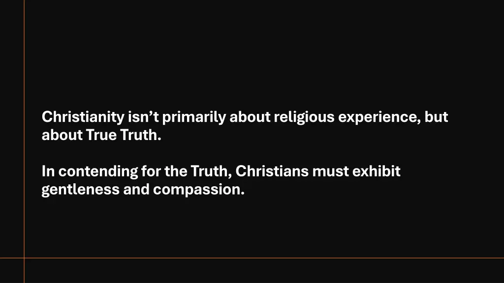 christianity isn t primarily about religious