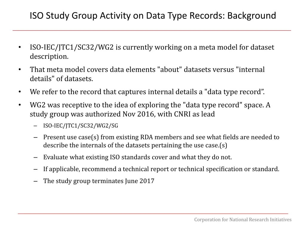 iso study group activity on data type records