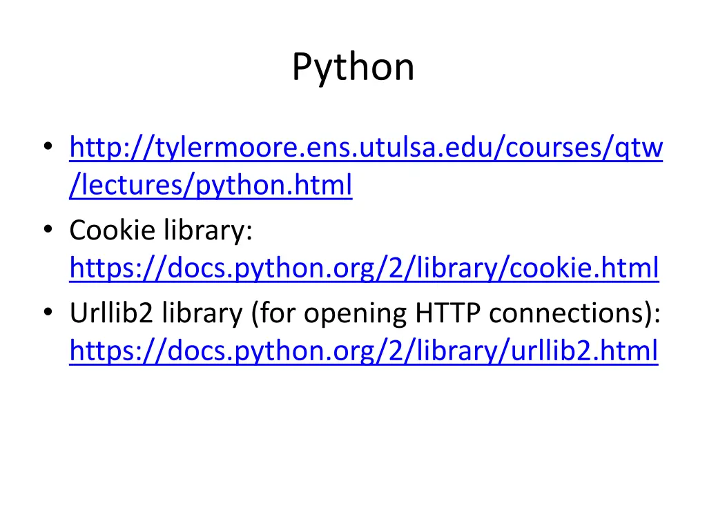 python