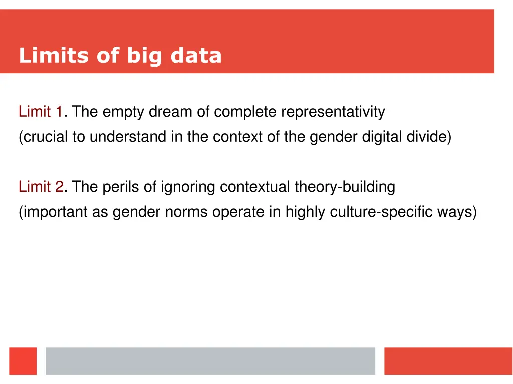 limits of big data