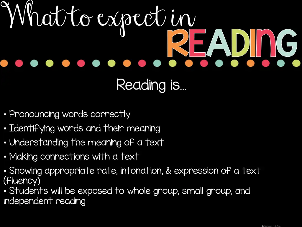 what to expect in