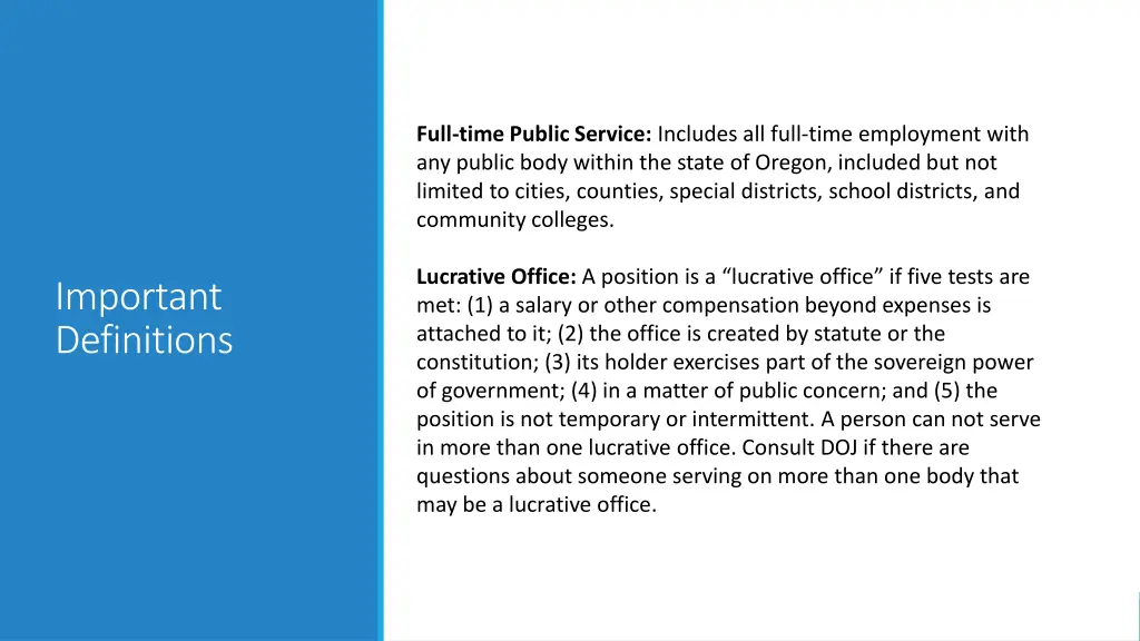 full time public service includes all full time