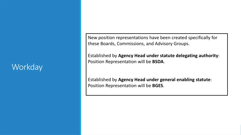 new position representations have been created