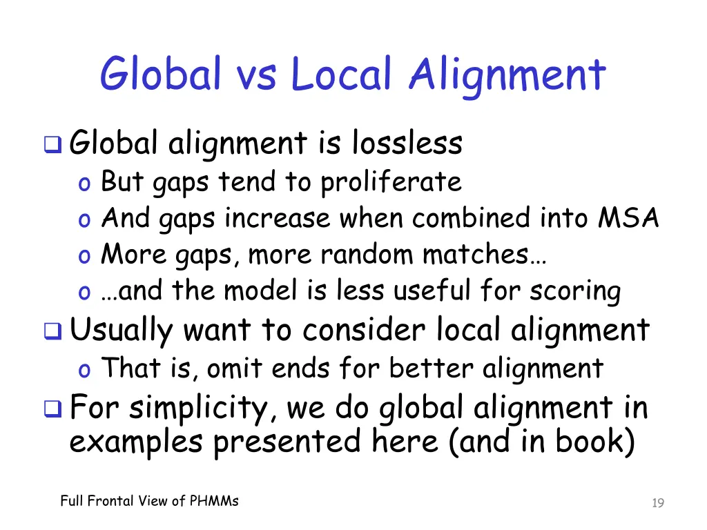 global vs local alignment 1