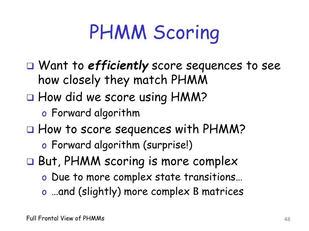 phmm scoring 1