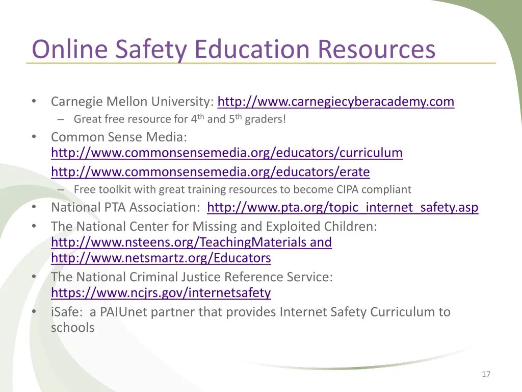 online safety education resources 1