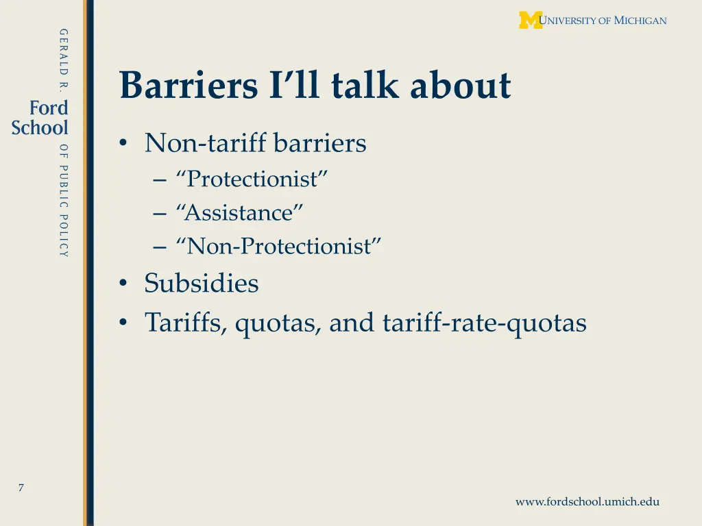 barriers i ll talk about