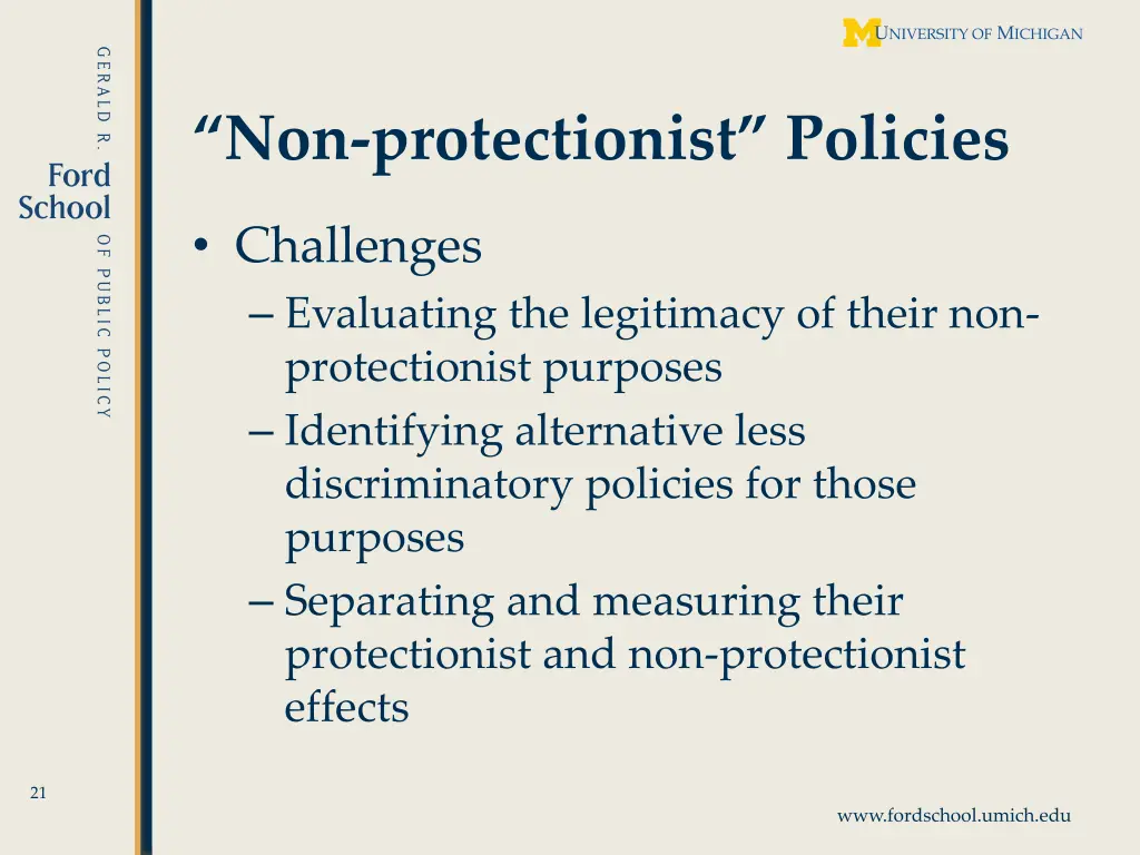 non protectionist policies 3