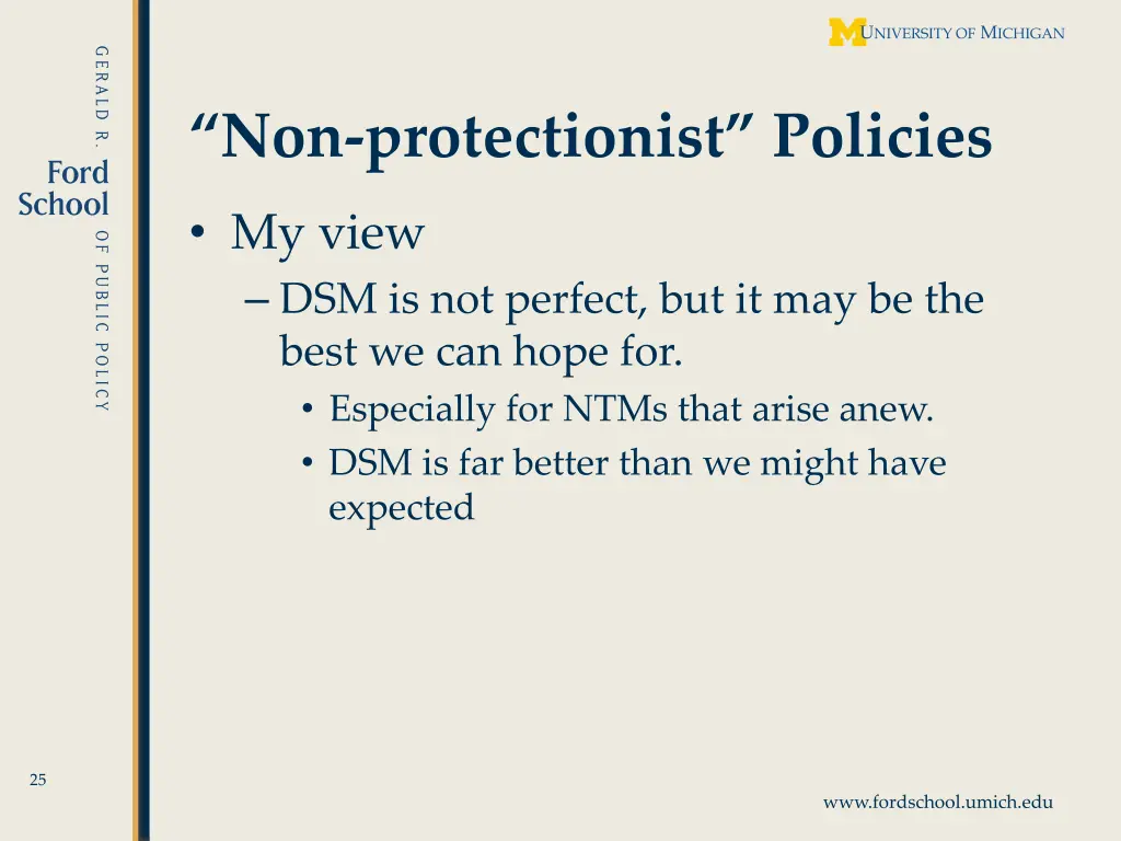 non protectionist policies 5