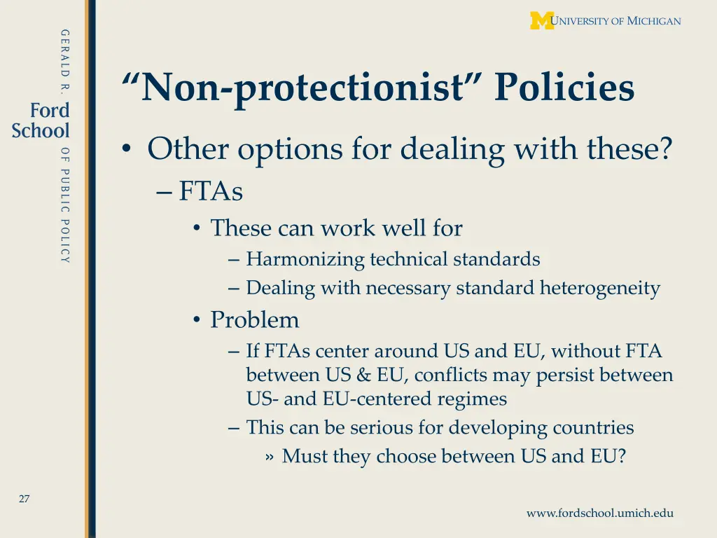non protectionist policies 7