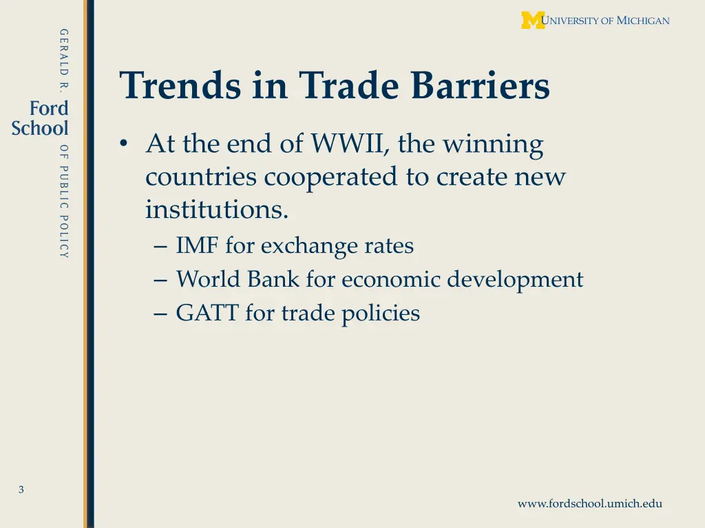 trends in trade barriers 1