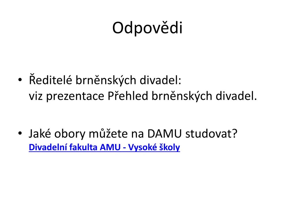 odpov di 1