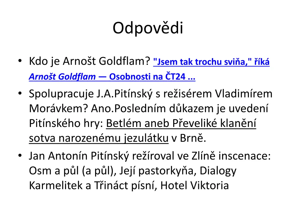 odpov di