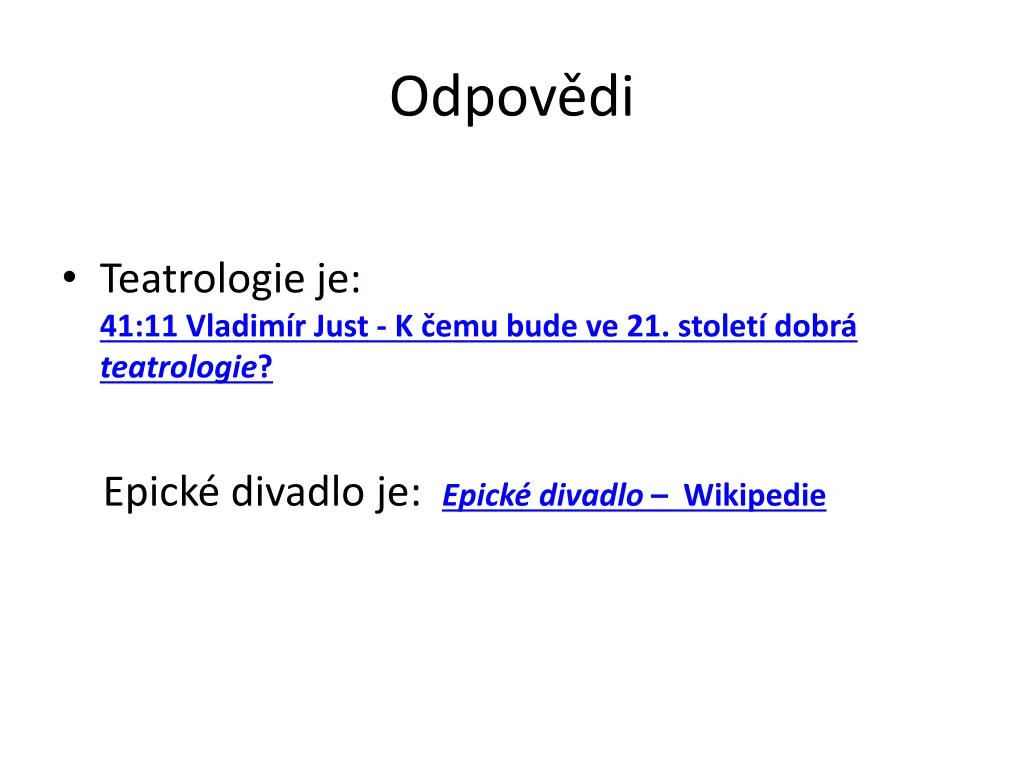 odpov di 1
