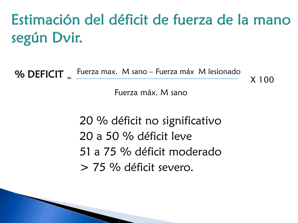 deficit deficit fuerza max m sano fuerza