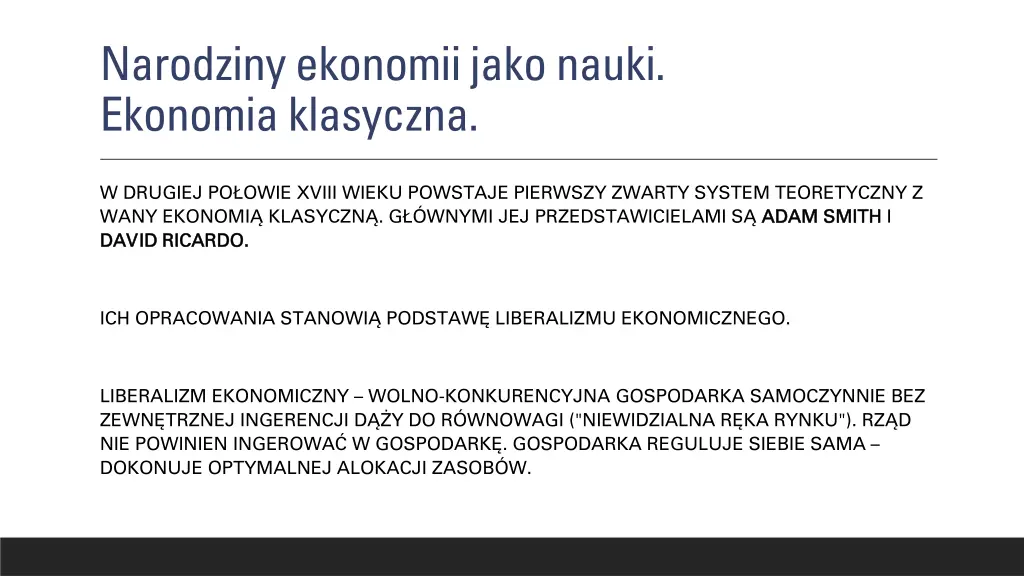 narodzinyekonomiijakonauki ekonomiaklasyczna