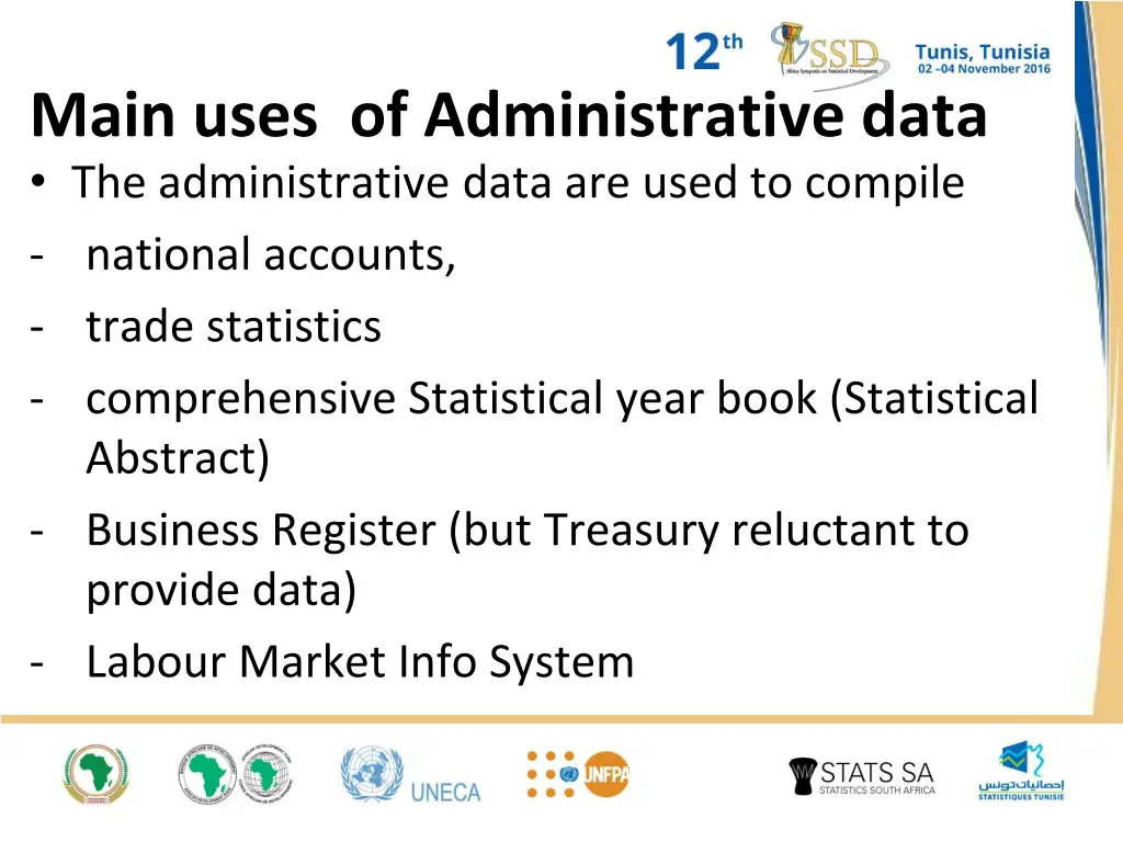 main uses of administrative data