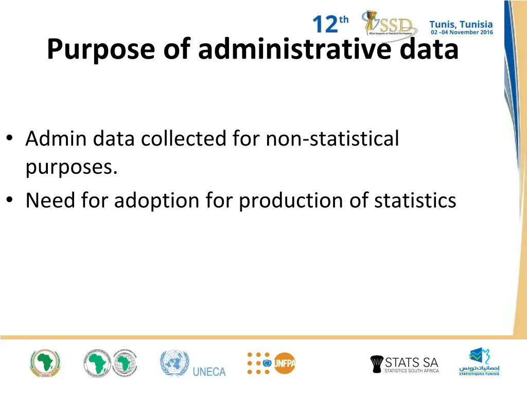 purpose of administrative data