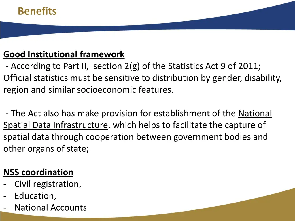 benefits